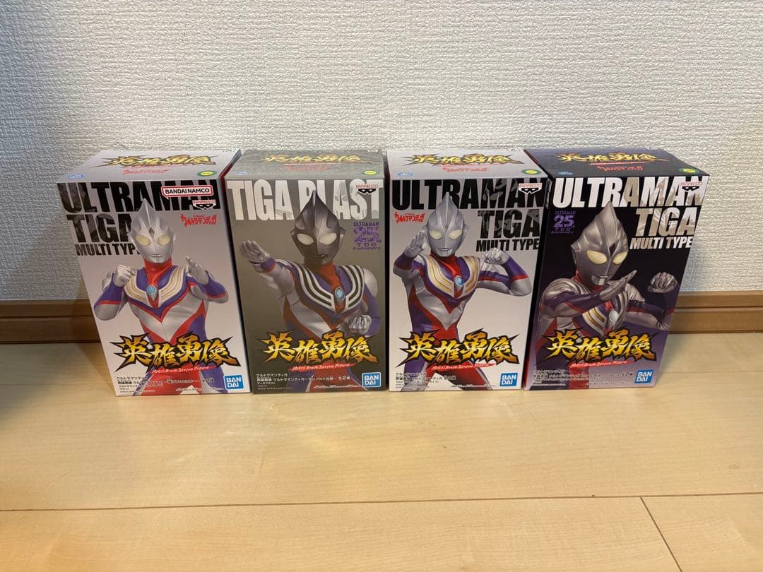 英雄優像 ウルトラマンティガ フィギュア 4種セット 英雄勇像 ウルトラマンティガ レビュー - 特撮の軌跡
