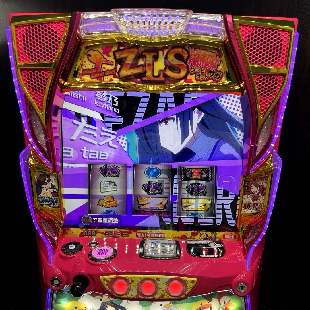 パチスロ実機 スマスロ「ゾンビランドサガ 佐賀パネルver.」 送料無料