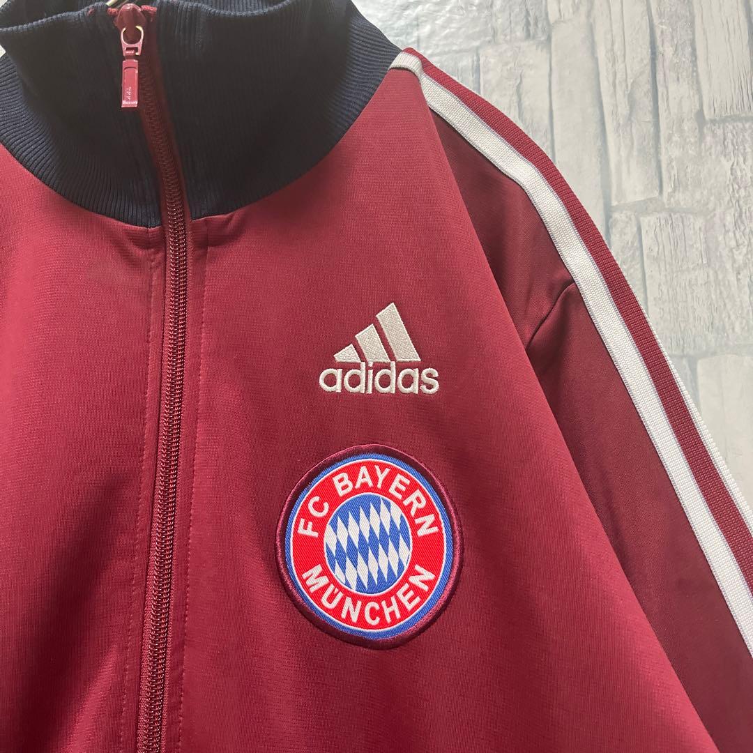 アディダス バイエルン ジャージ トラックジャケット00s L 3ライン刺繍