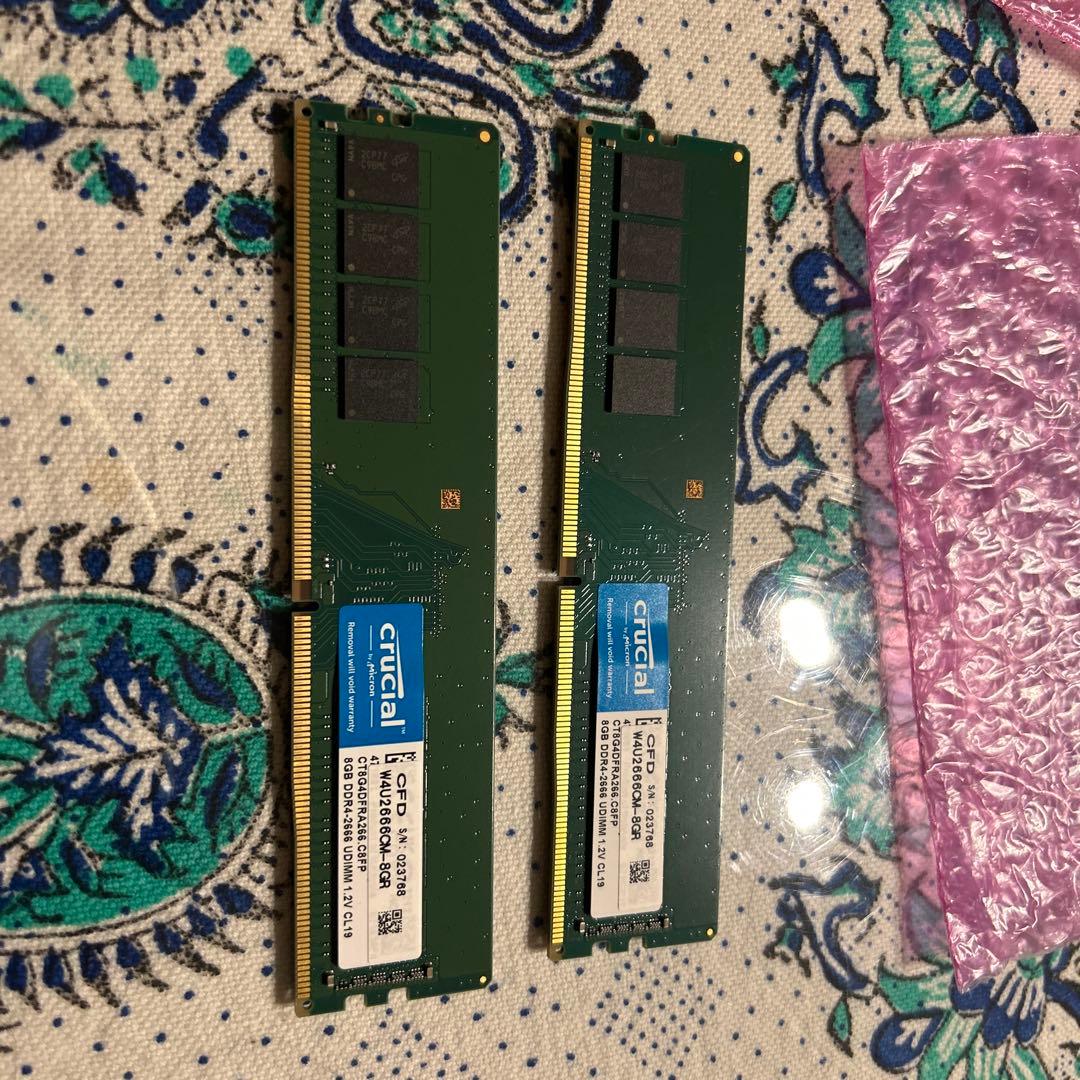 Crucial DDR4 8GB メモリ 2枚セット Amazon | Crucial デスクトップ用増設メモリ 16GB(8GBx2枚) DDR4