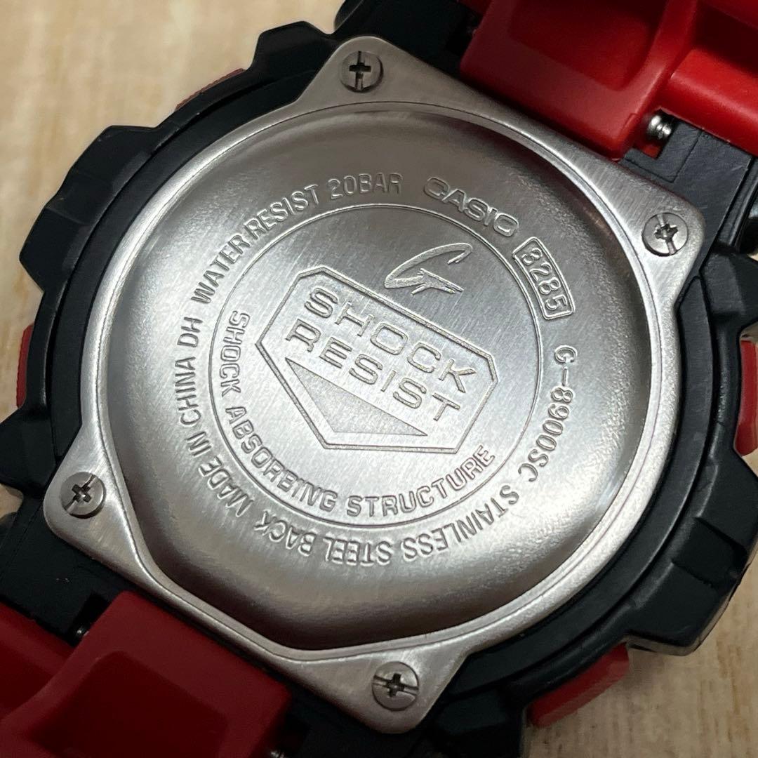 レア海外モデル超美品】G-SHOCKクレイジーカラーズ G-8900SCレッド