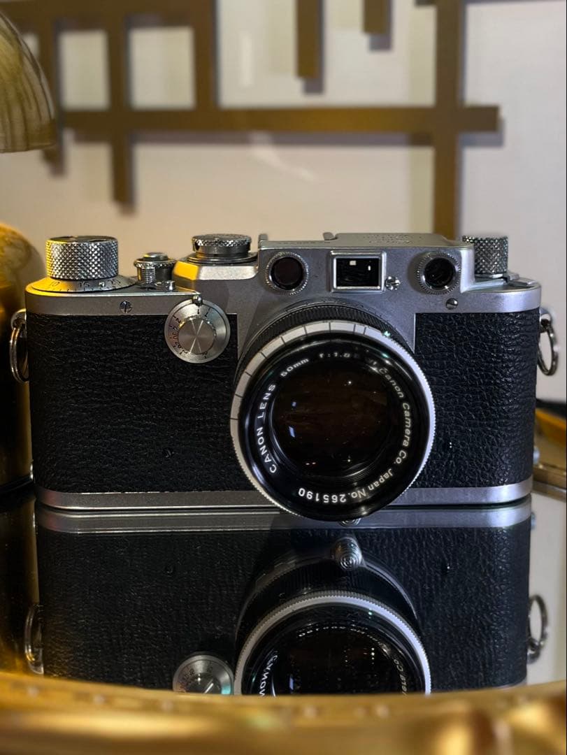 Leica IIIf バルナックライカ ＋Canon 50mm f1.8 美品 動画あり】Leica IIIf レッドダイヤル ボディ セルフ付 バルナック