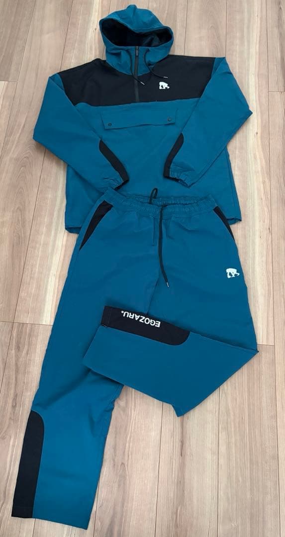 EGOZARU フード付きウォームアップウェアセット　M 楽天市場】egozaru エゴザル（セットアップ｜ウォームアップウェア