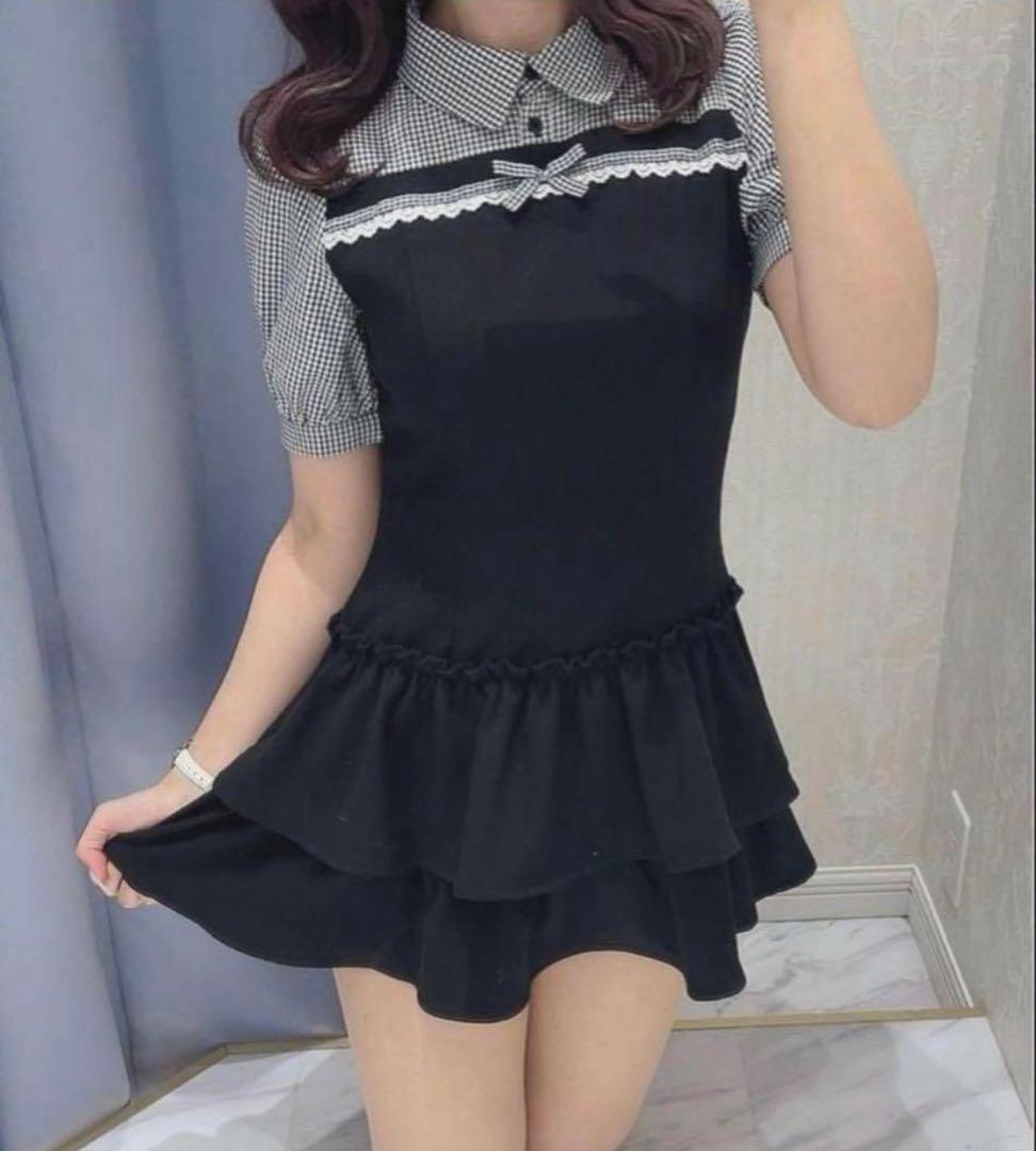 evelyn ドッキングティアードワンピース - メルカリ