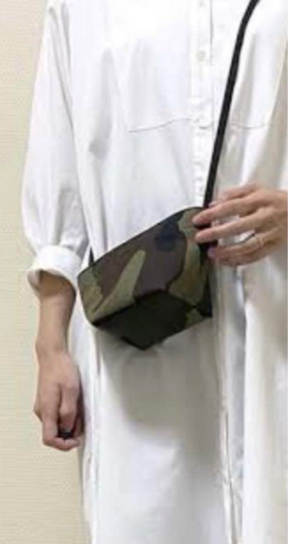 Herve Chapelier 舟形ショルダーバッグXS カモフラ柄 迷彩柄 - メルカリ