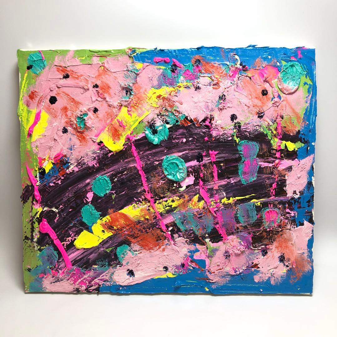 直筆サイン入り 田中聡美 油絵 油彩画 無題 絵画 - メルカリ