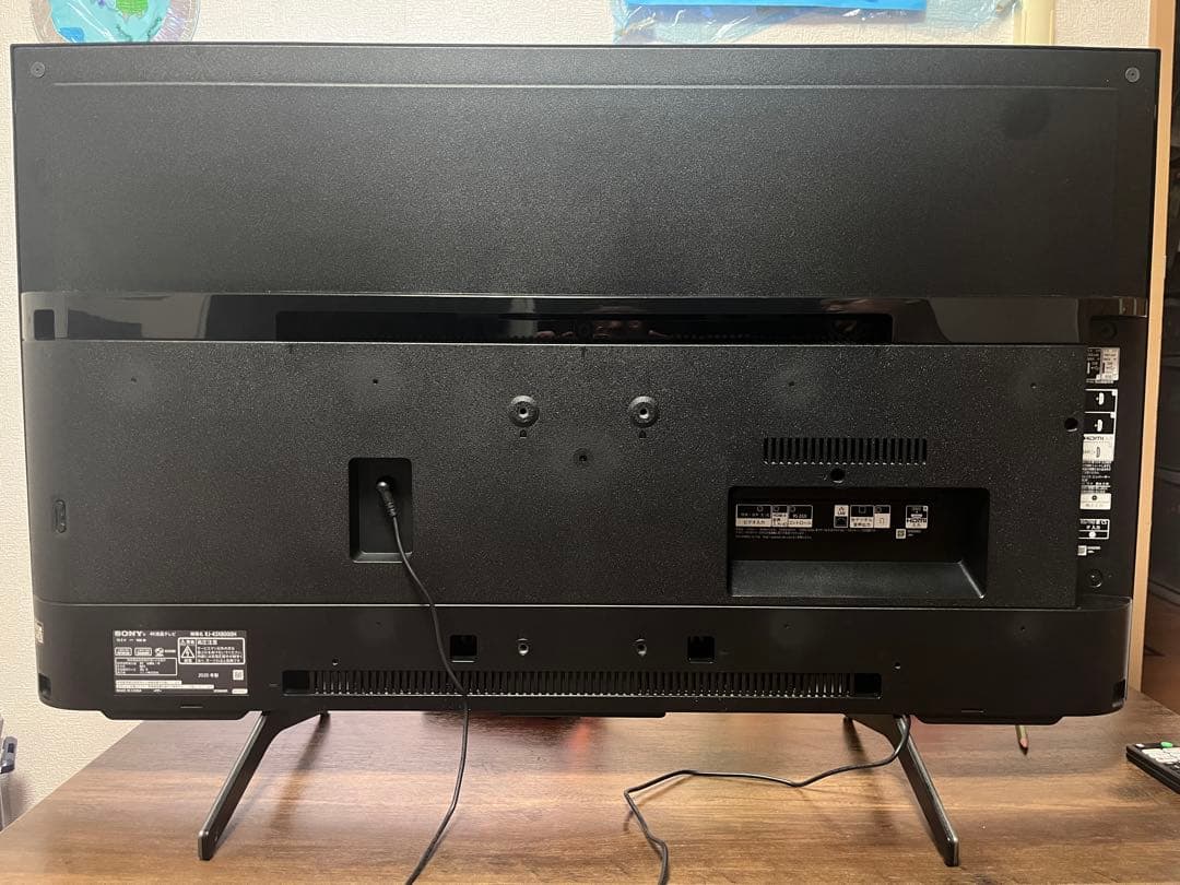 ジャンク品】SONY KJ-43X8000H 4K液晶テレビ 43V