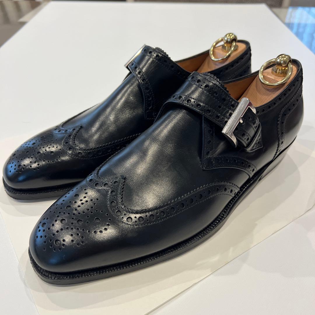 【近日削除】Enzo Bonafe Carracci シングルモンクストラップ 近日削除】Enzo Bonafe Carracci シングルモンクストラップ - メルカリ