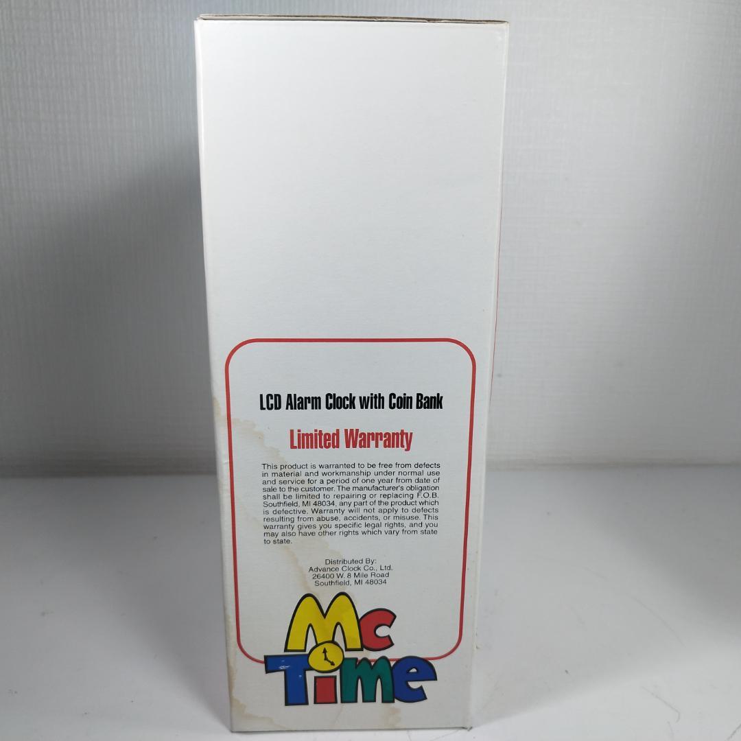 マクドナルド MCタイム 貯金箱 時計 ハッピーミール アメトイ マッ