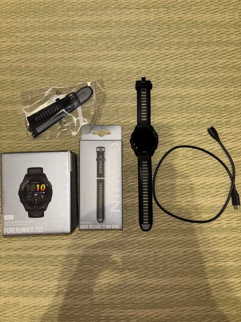 Garmin FORERUNNER 265 ブラック GARMIN FORERUNNER 265 | Performance Running Outfitters