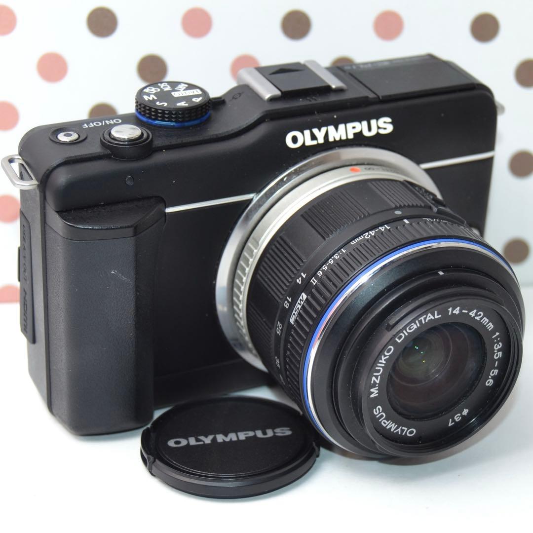 ❤️Wi-Fi❤️オリンパス PL1s ミラーレスカメラ Amazon | OLYMPUS ミラーレス一眼 E-PL1s レンズキット ブラック E
