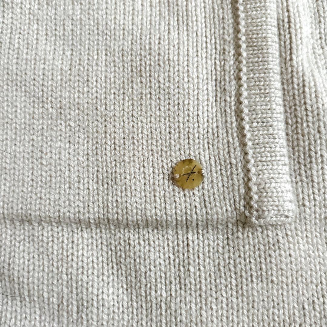 美品⁂ファルコネーリ⁂ニットポンチョ ケープ カシミヤ100% ラクーン