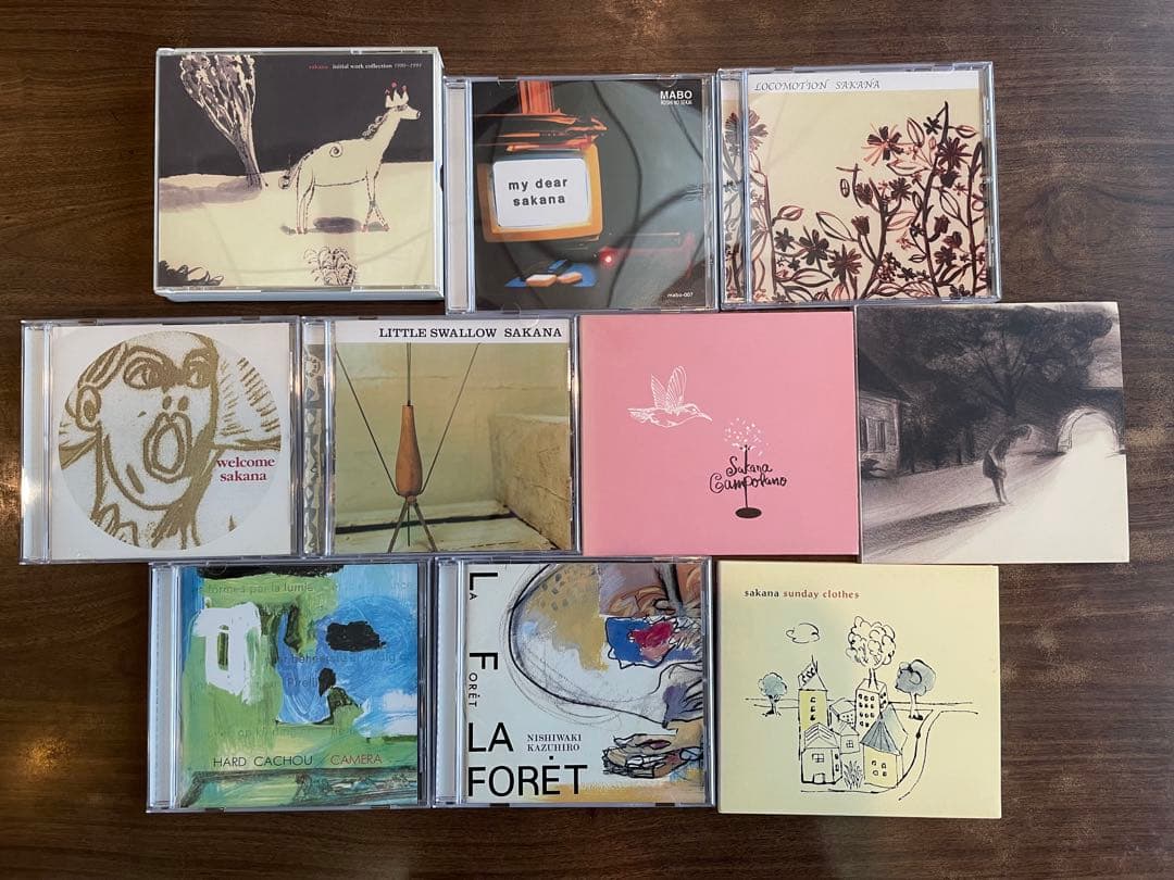 SAKANA CD まとめ売り　pocopen カメラ　西脇一弘 CD 7枚セット ほぼ帯付】SAKANA さかな pocopen ポコペン 西脇一弘