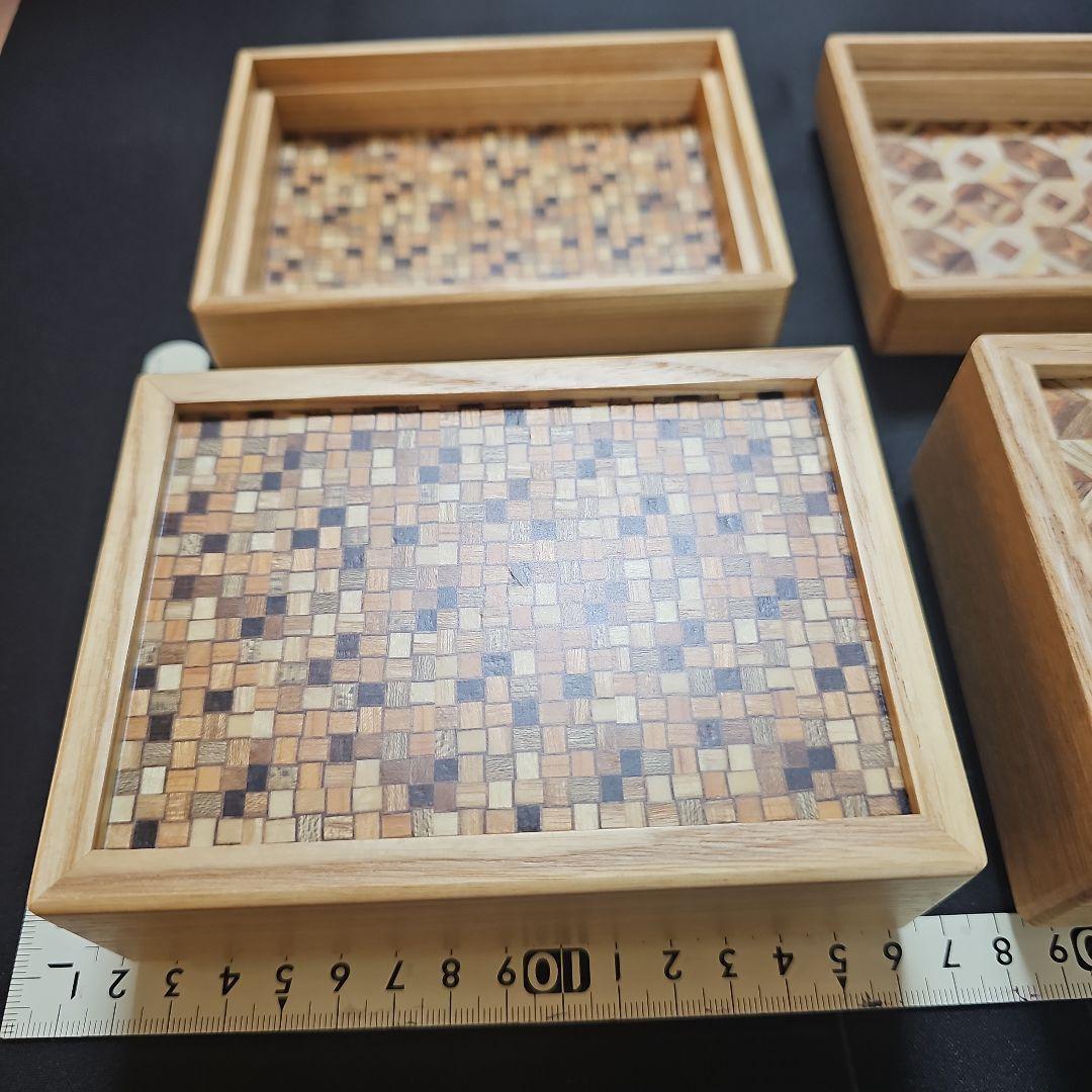 値下げ】大田木工 OTA MOKKO 箱根寄木細工 木製箱 2セット - メルカリ