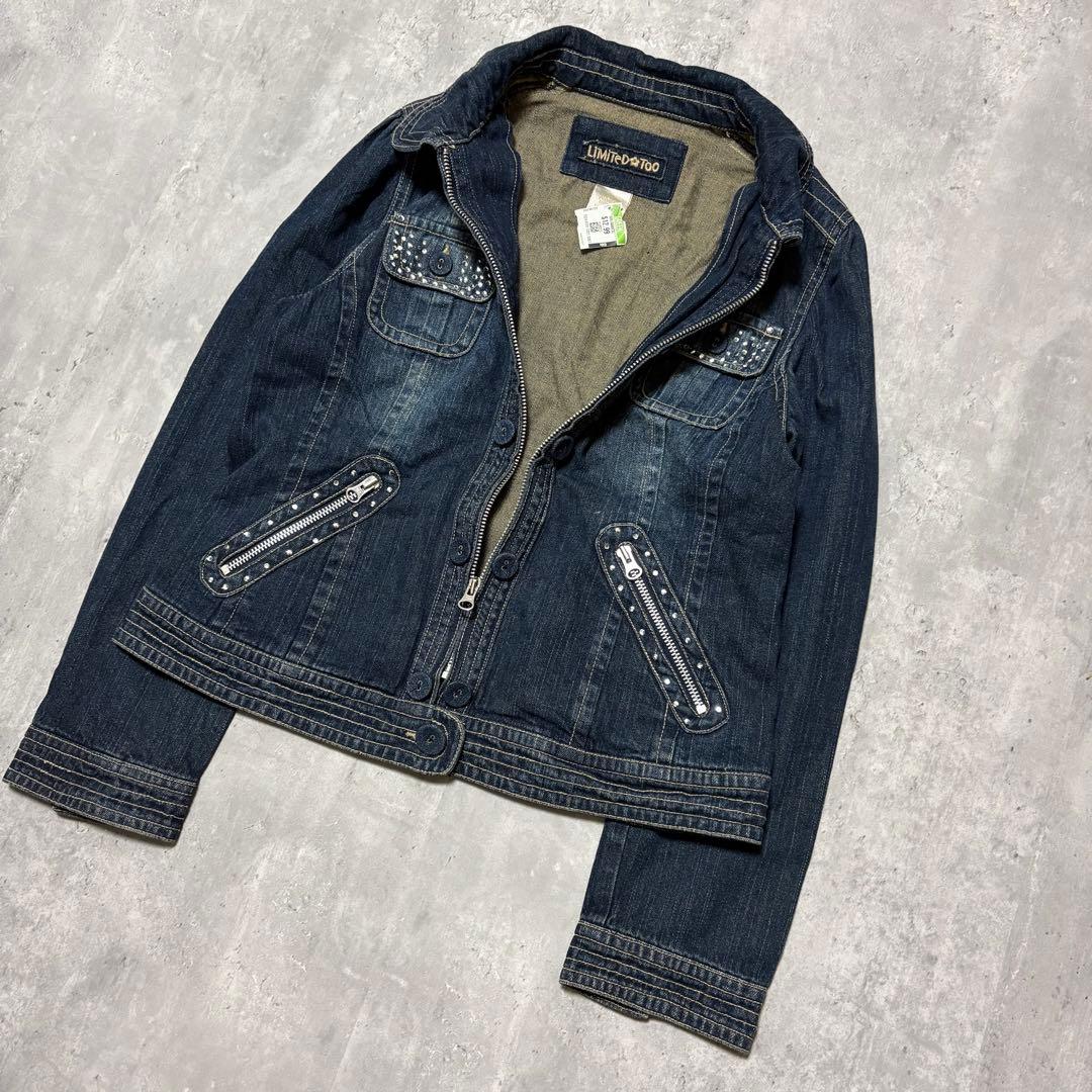00s archive studs denim napoleon jacket - メルカリ
