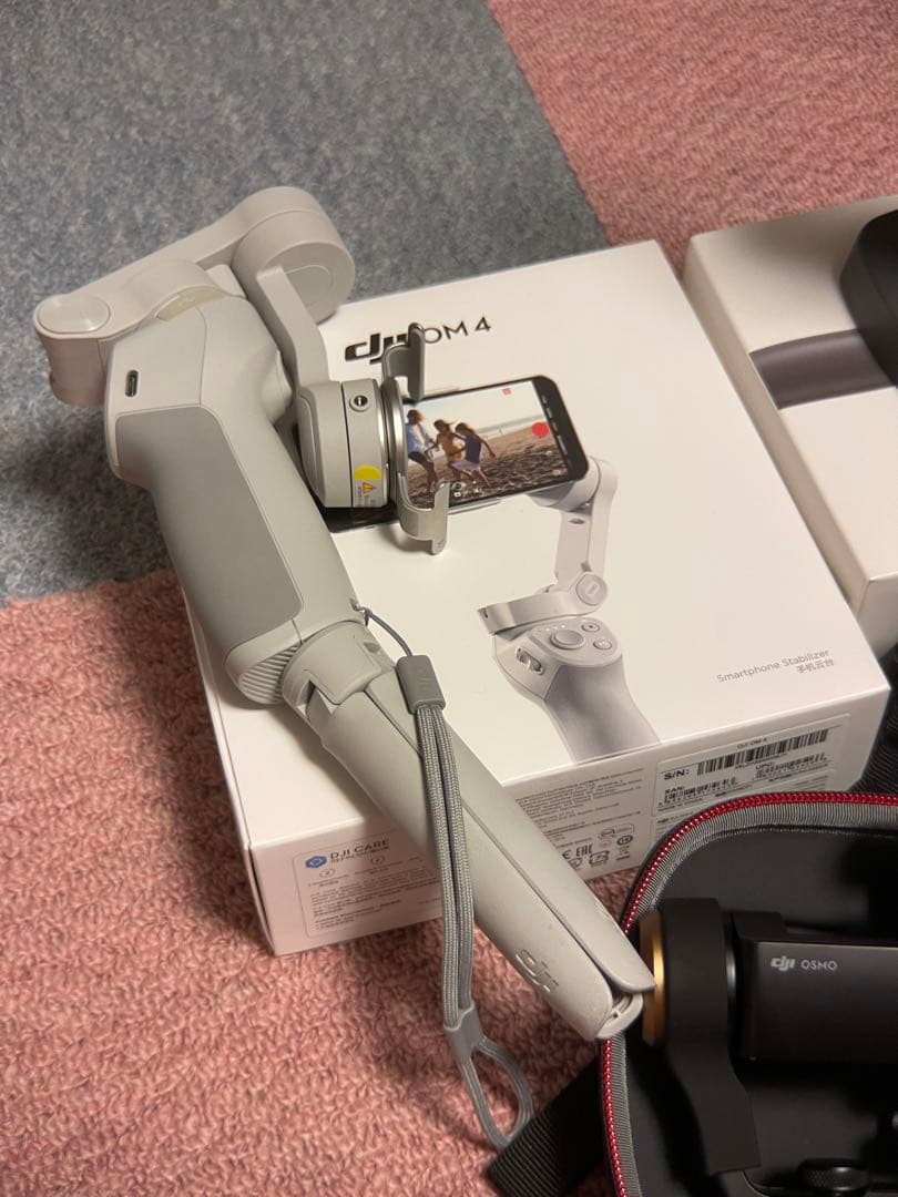 DJI スマホ用ジンバル３点セット Amazon | DJI スマートジンバル Osmo Mobile SE 3軸スマホジンバル