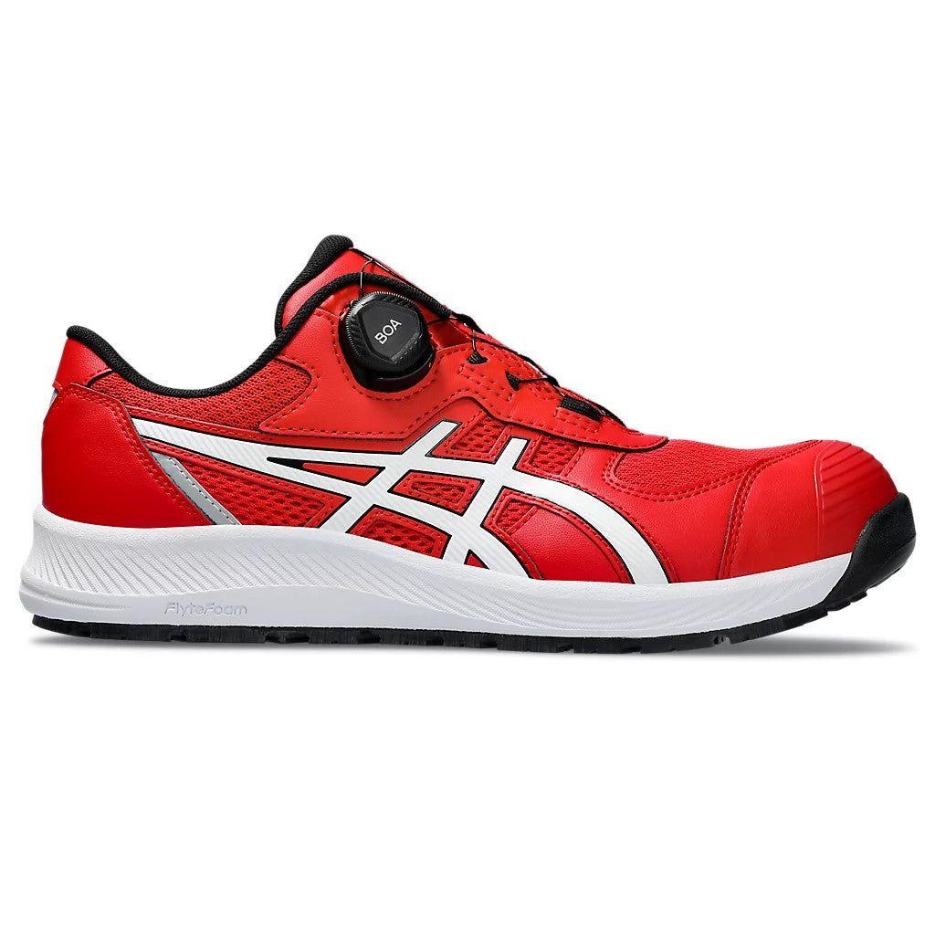 アシックス　BOA　ウィンジョブ　安全靴　28㎝　レッド 新品未使用品 ウィンジョブ 安全靴 アシックス asics スニーカー CP219 BOA