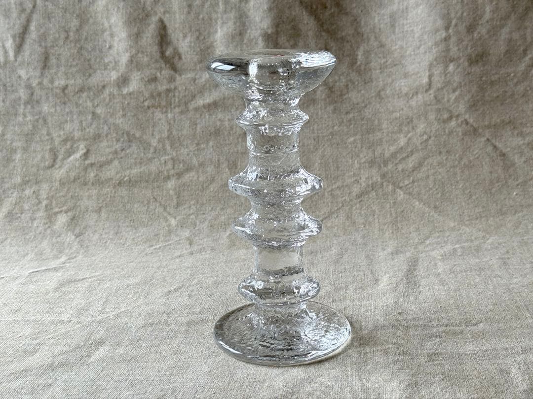  vintage Festivo キャンドルホルダー(18cm) iittala (イッタラ）Festivo(フェスティボ) キャンドルホルダー 12cm