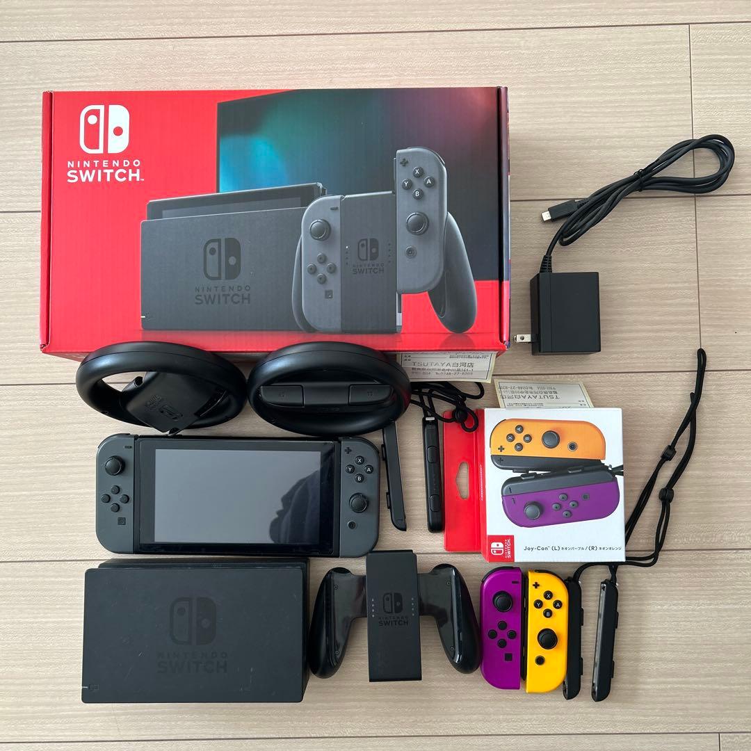 【美品】Nintendo switch グレー　2020年購入品 楽天市場】nintendo switch グレー 中古の通販
