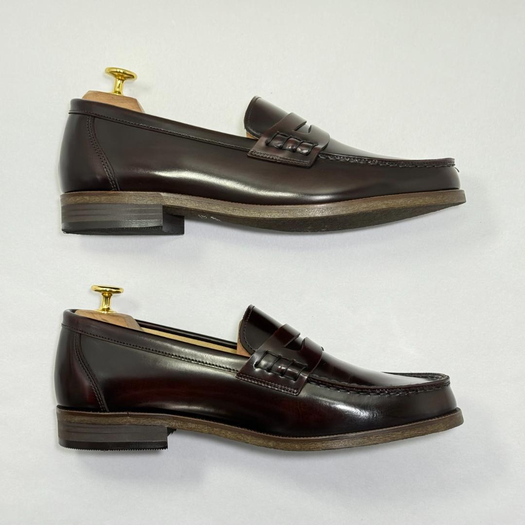 れい 様】HARUTA 920 コインローファー 25.5㎝ ブラウン 日本製 - メルカリ