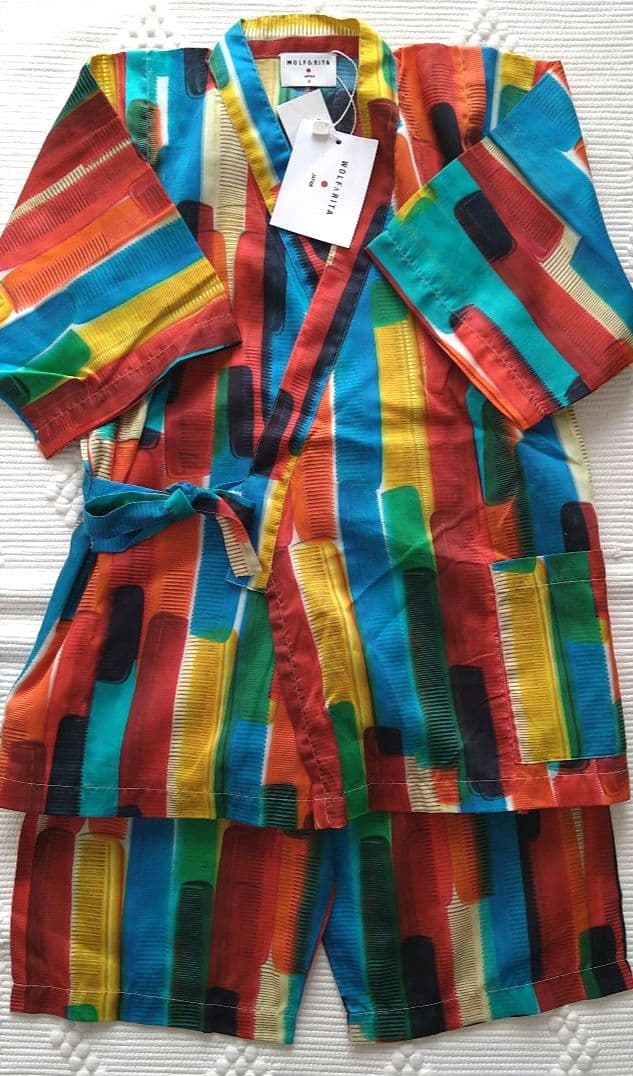 新品・未使用☆ WOLF＆RITA ウルフ&リタ 甚平 8Y ☆