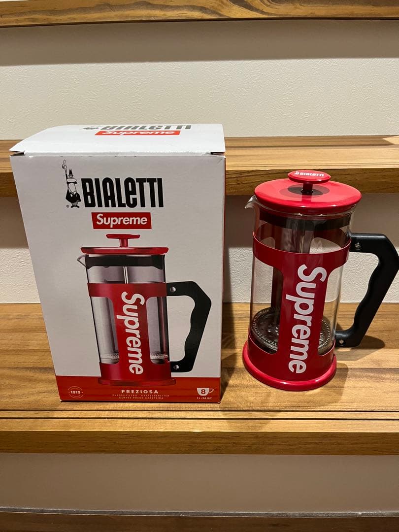 アクセサリー Supreme / Bialetti 8-Cup French Press Supreme x Bialetti 8-Cup French Press SS24 Brand New Red | eBay
