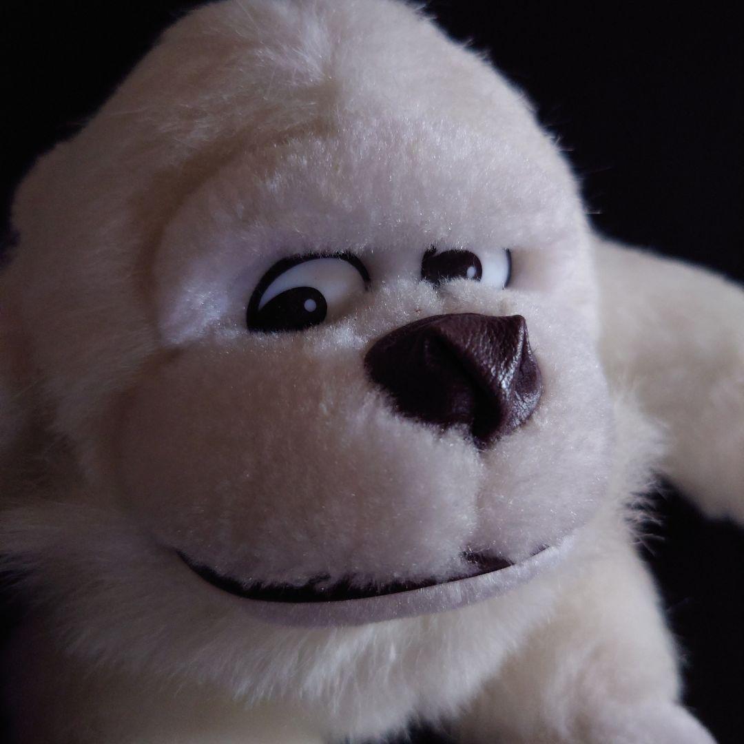 レトロ 当時物 ホワイトゴリラ ぬいぐるみ 白ゴリラ - メルカリ