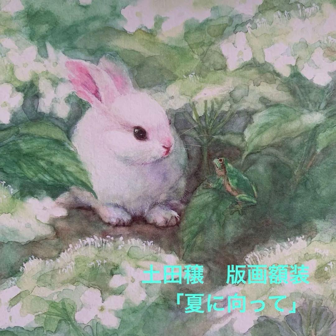 土田穣 「夏に向って」版画額装（ジクレー） 土田穣(版画）|アート＆フレーム|絵と額縁の専門店