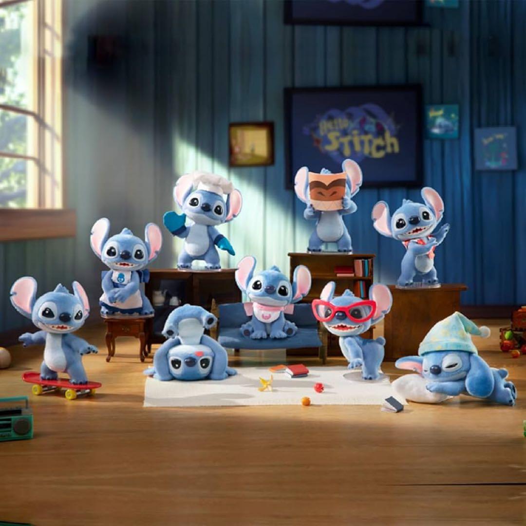 スティッチ　toptoy フィギュア　3体セット 現品販売】TOPTOY x ディズニー 「ミニ・スティッチフワフワ