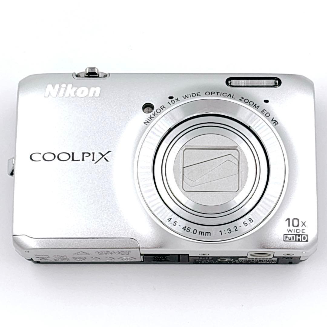 極美品 Nikon ニコン COOLPIX S6300 シルバー デジカメ - メルカリ