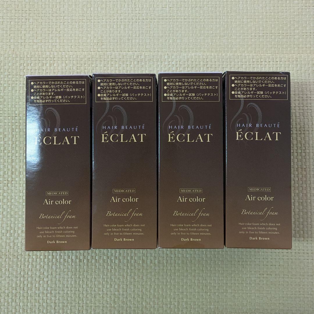 【未開封】ヘアボーテ　エクラ　ボタニカル　エアカラー　フォーム　4個 ヘアボーテエクラボタニカルエアカラーフォームup3本P付特別セット