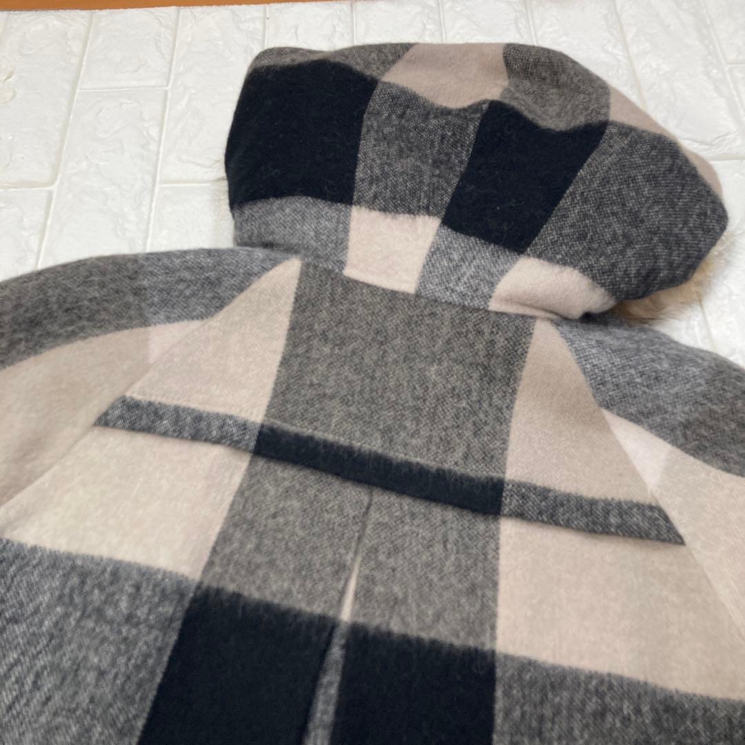 shimizu様専用 グレースコンチネンタル ポンチョ フード ファー - メルカリ