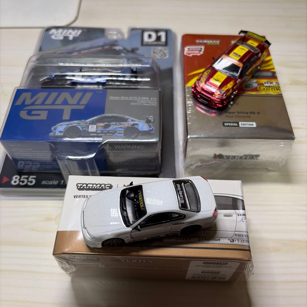 s15 ニッサン　シルビア　d1 1/64 3台 s15 ニッサン シルビア d1 1/64 3台 - メルカリ