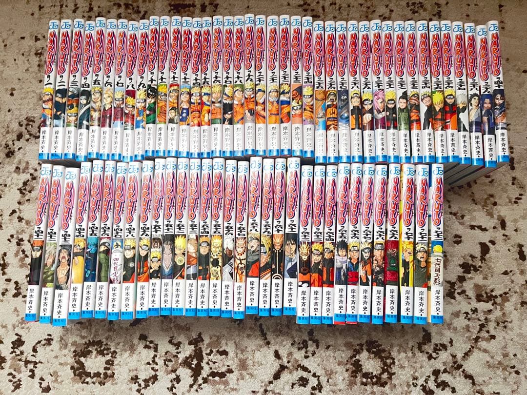 ナルト 全72巻セット 日本語版 集英社（SHUEISHA） NARUTO -ナルト-/漫画全巻セット/「外伝」付◎C