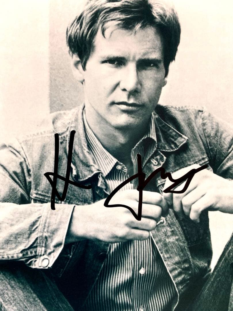 セール中…ハリソンフォード直筆サイン入り2Lサイズ写真… ハリソン・フォード】 ポートレート《複製サイン入り》 | ポートレート