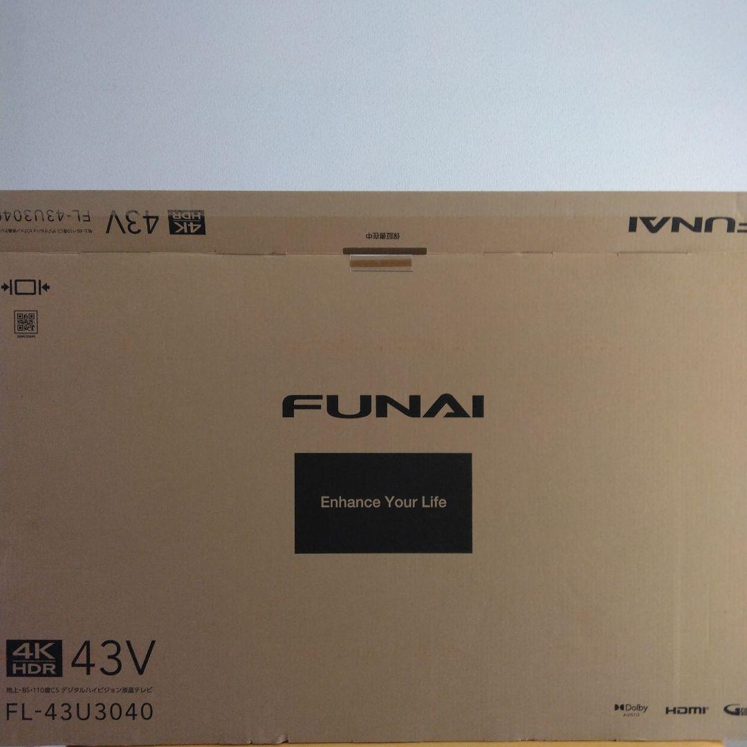 4K HDR 43V テレビ FL-43U3040 3040シリーズ｜テレビ｜FUNAI製品情報