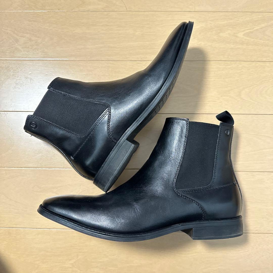 Clarks ブラック サイドゴアブーツ　値下げ可能　26.5cm 27.0cm