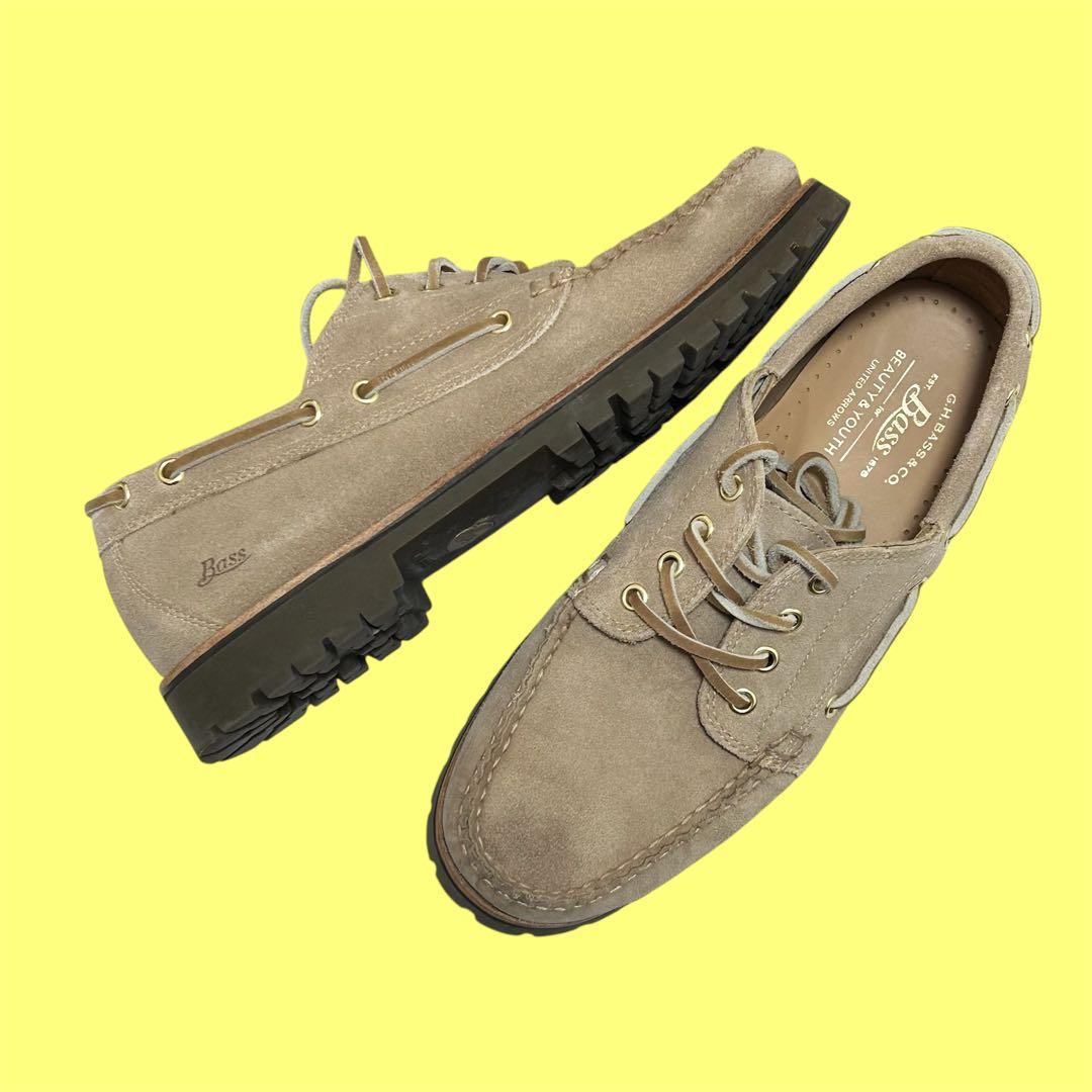 G.H.BASS&CO. モカシン デッキシューズ スウェード・スエード