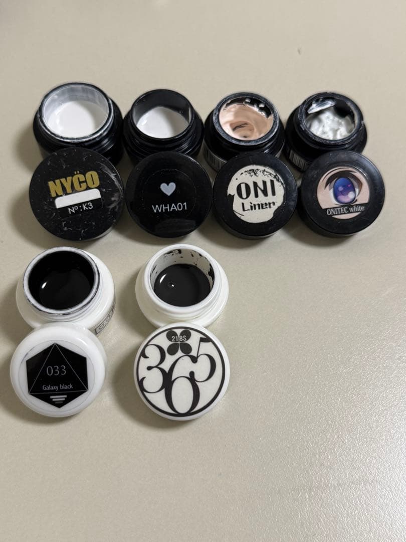 プロ/カラージェル55色まとめ売り/1つあたり150円/INITY/VETRO - メルカリ