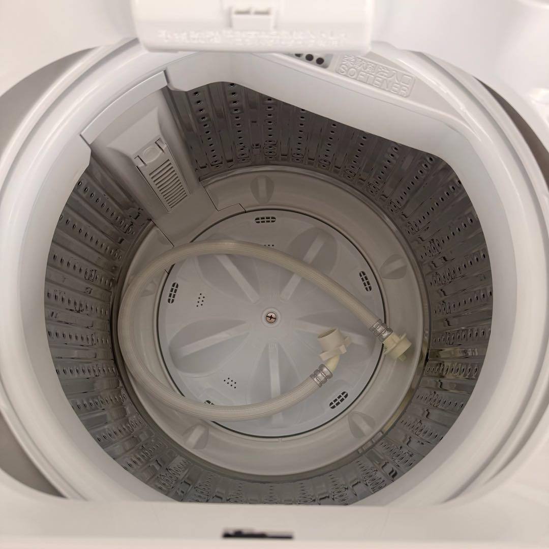 ●極美品 女性オーナー ヤマダ 洗濯機 YWM-T45LW 4.5kg 2025