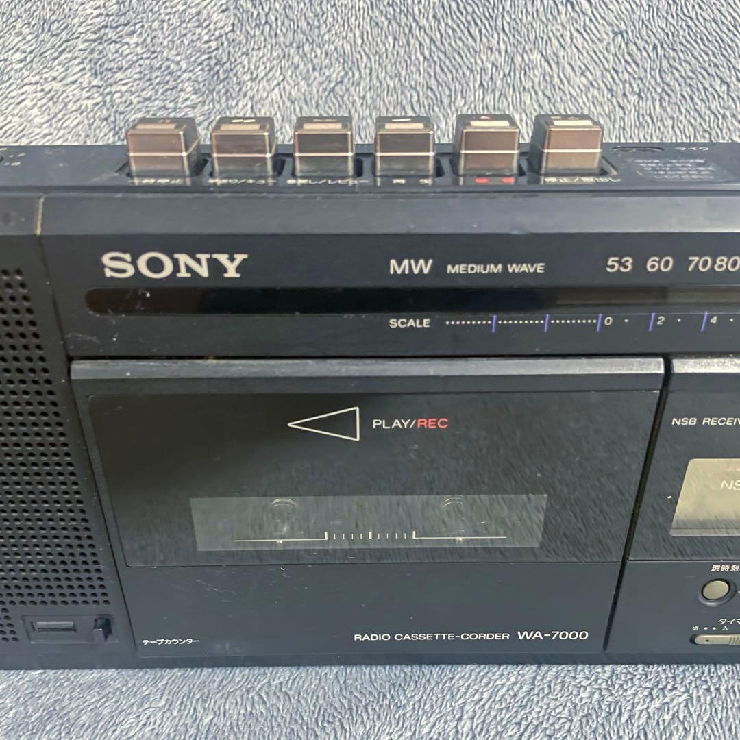 ジャンク】SONY WA-7000 ラジオカセットレコーダー - メルカリ