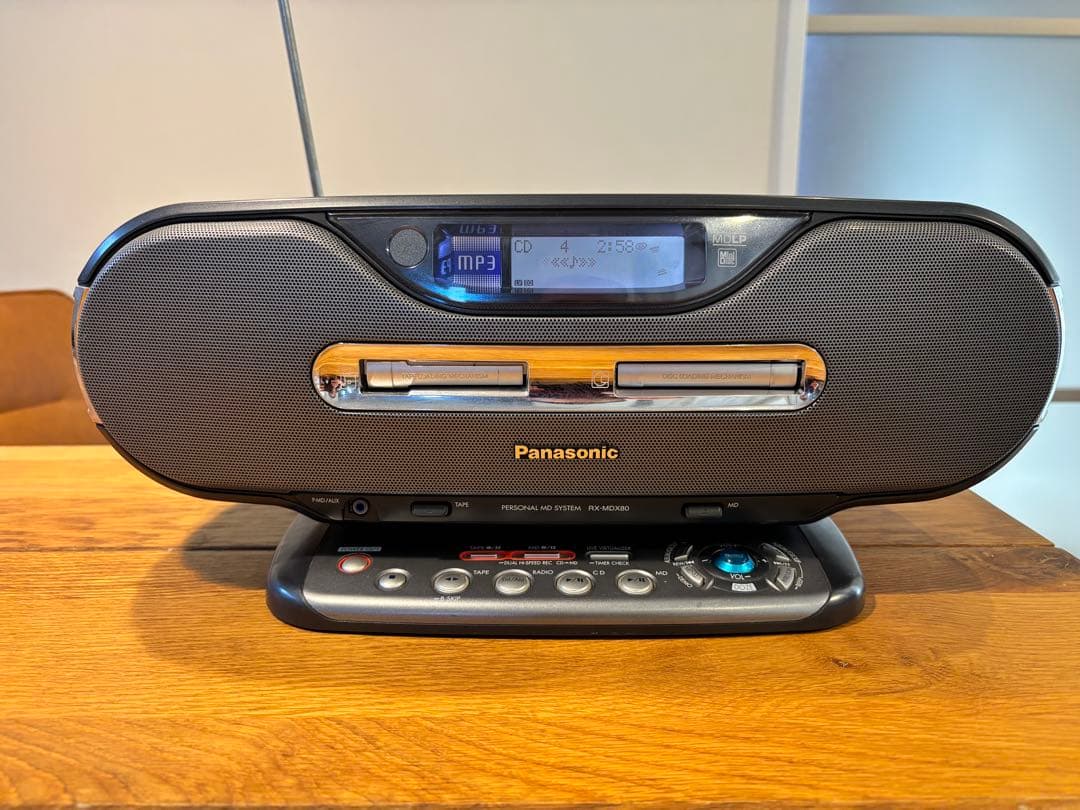 Panasonic RX-MDX80 CD・MD・テープデッキ - メルカリ