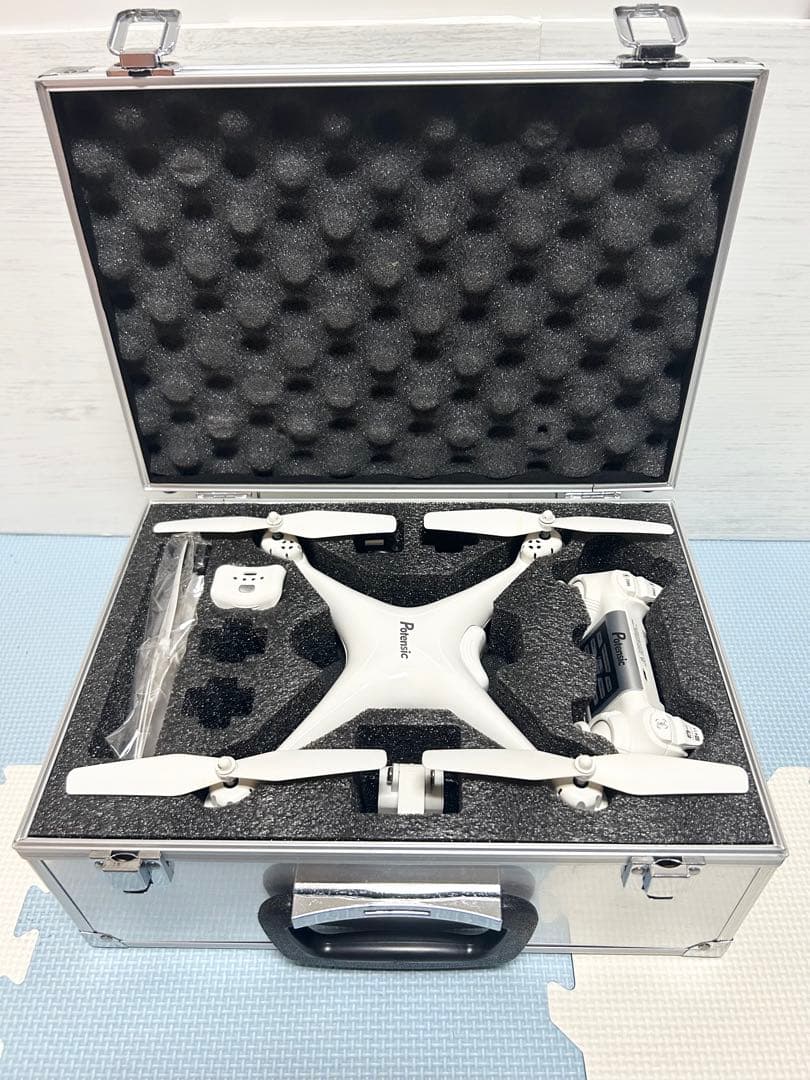 収納ケース付きPotensic T25 GPS内蔵ドローン - メルカリ