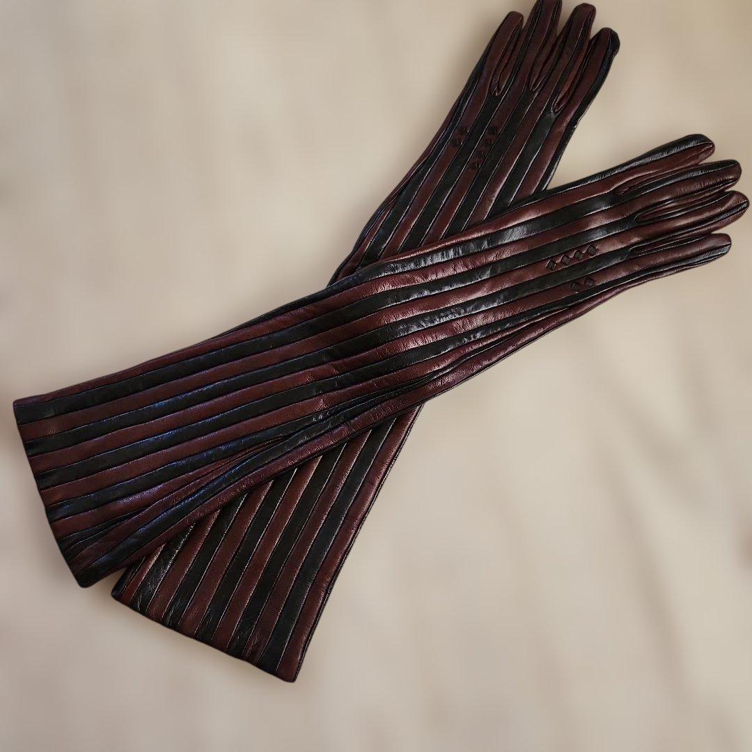 ☆彡ボッテガヴェネタのレザー ストライプ ロンググローブ 6 1/2☆彡 楽天市場】ボッテガヴェネタ手袋の通販