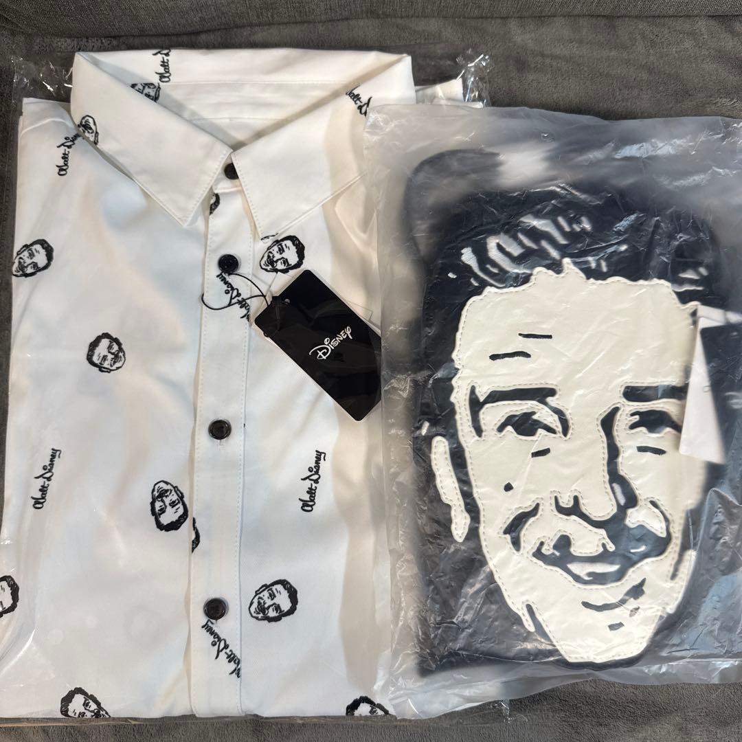 Areeam ウォルトディズニー 総柄シャツ　ショルダーバッグ　セット Areeam(アリーム) | ┊︎ 𝐖𝐚𝐥𝐭 𝐃𝐢𝐬𝐧𝐞𝐲 𝐂𝐨𝐥𝐥𝐞𝐜𝐭𝐢𝐨𝐧