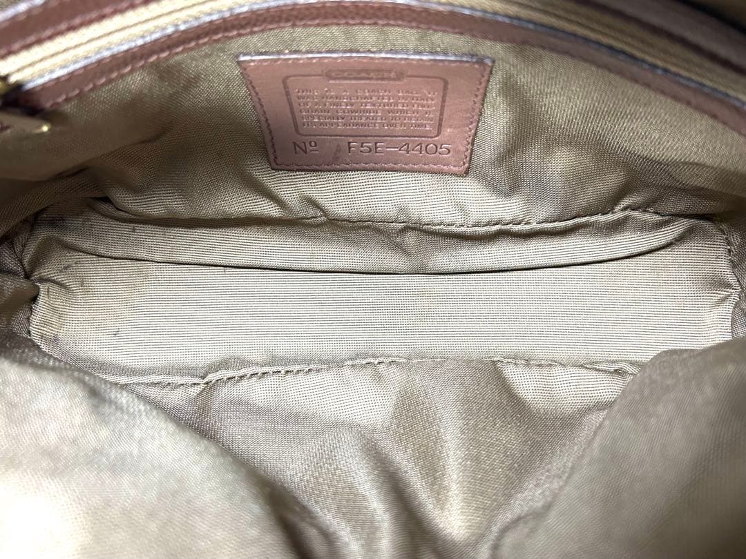 美品】COACH オールドコーチ ショルダーバッグ イタリア F5E-4405