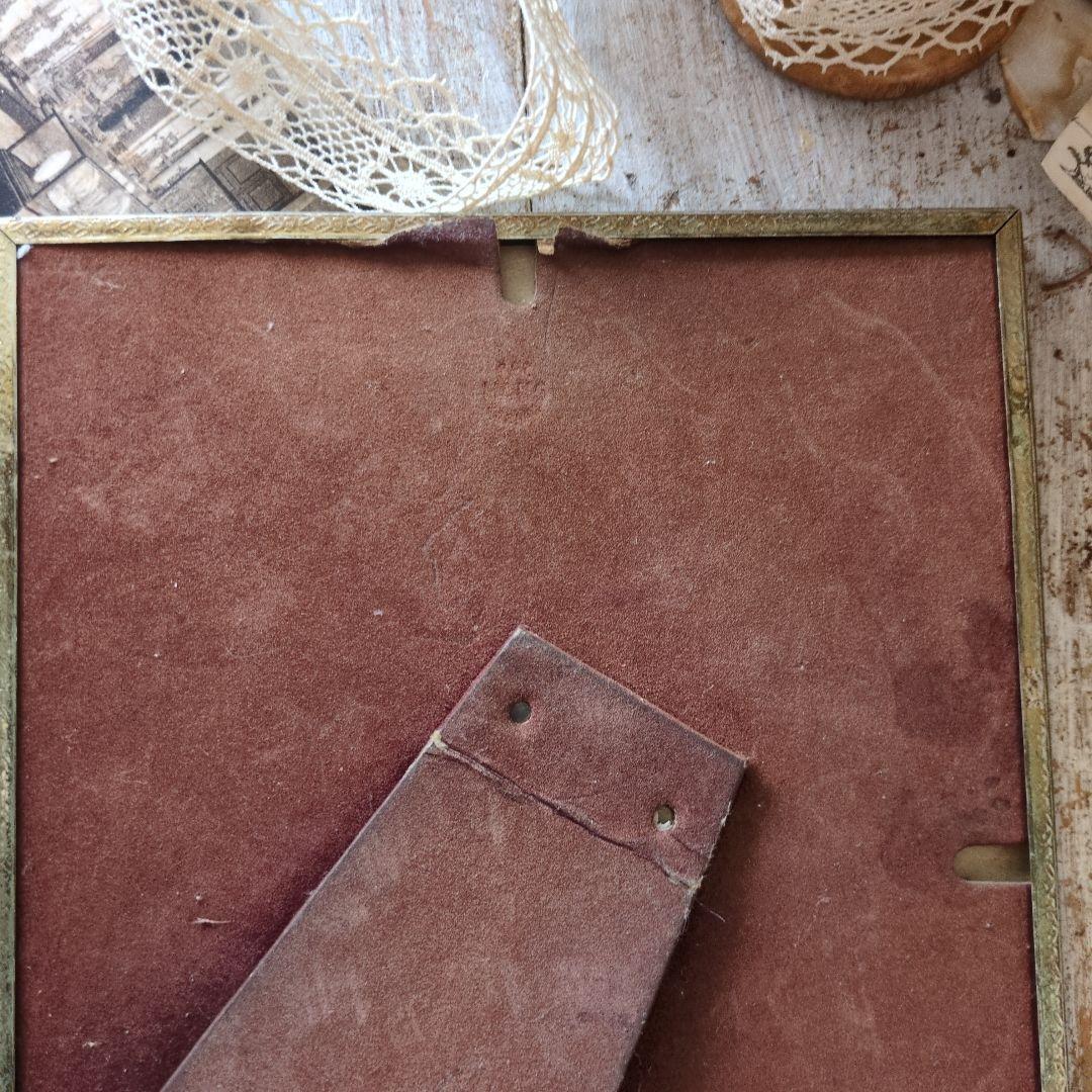 フランス アンティーク フレーム ナポレオン 銅版画 セット フォト