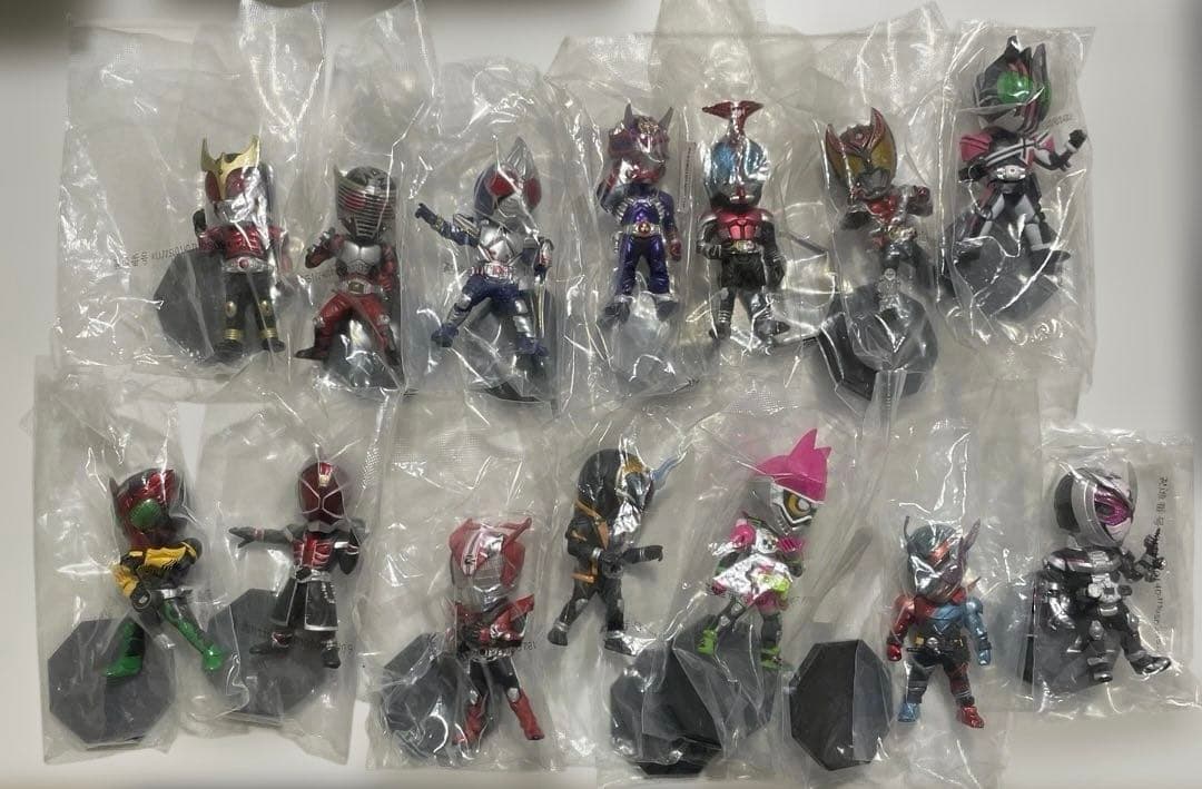 平成ライダー　一番くじ　デフォルメクス　14体 一番くじ 仮面ライダー 平成ライダー マシーンズ14セット｜Yahoo