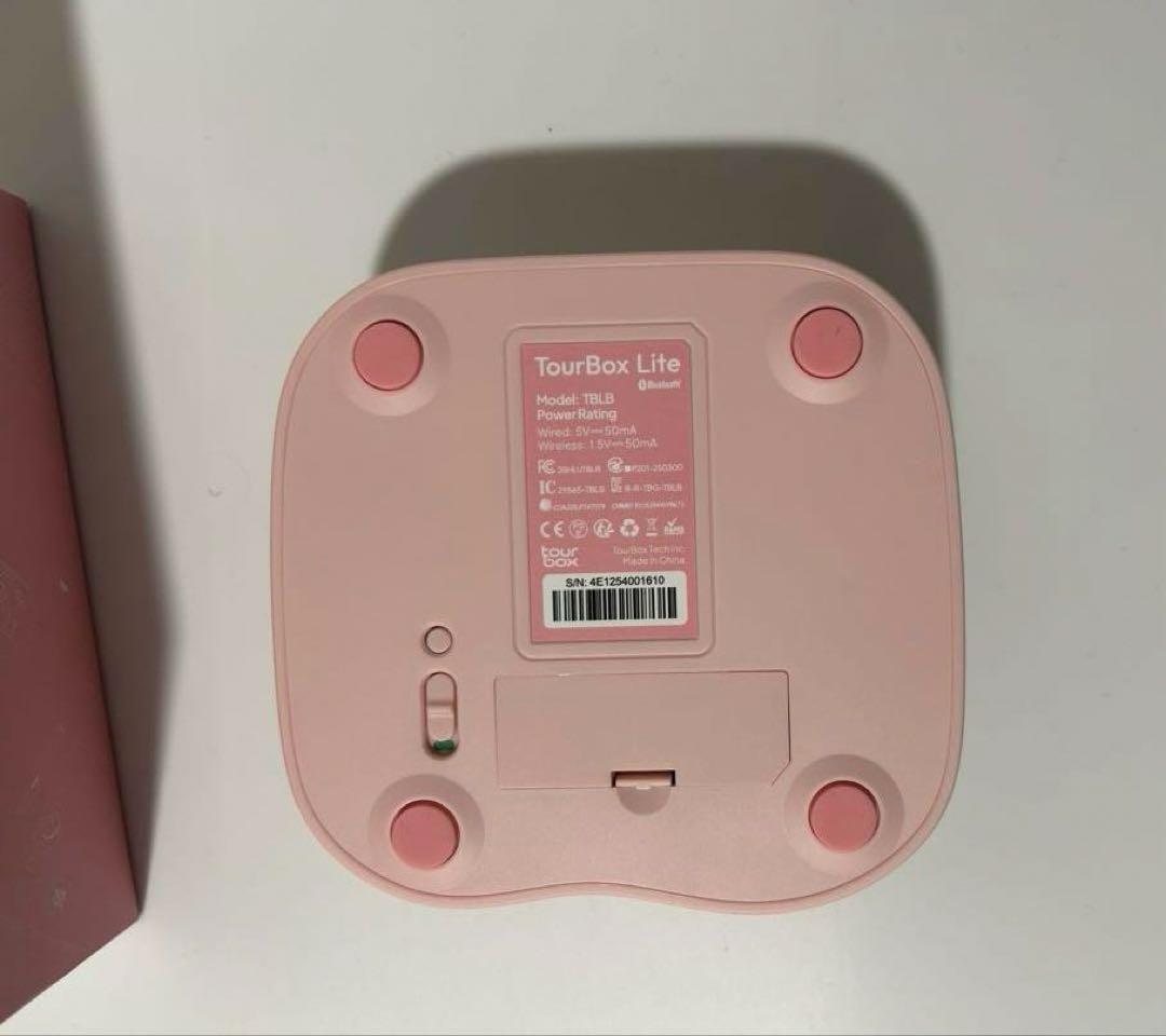 美品】TourBox Lite ピンク 左手デバイス Bluetooth - メルカリ