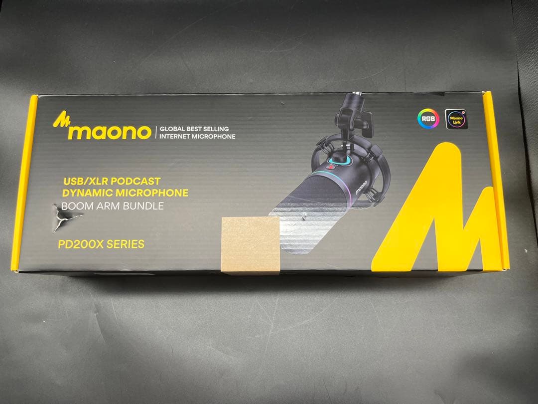 Maono PD200XS ダイナミックマイク Maono PD200XS Dynamic Microphone XLR/USB Dual mode Dynamic Mic